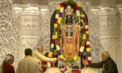 Ram Mandir ‘pran Pratishtha Ceremony Concludes Check Out Visuals From