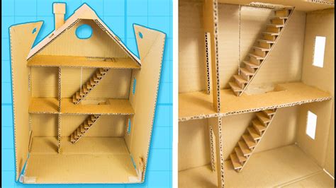 How To Make A Cardboard House With Rooms Part 16 Craft Ideas For