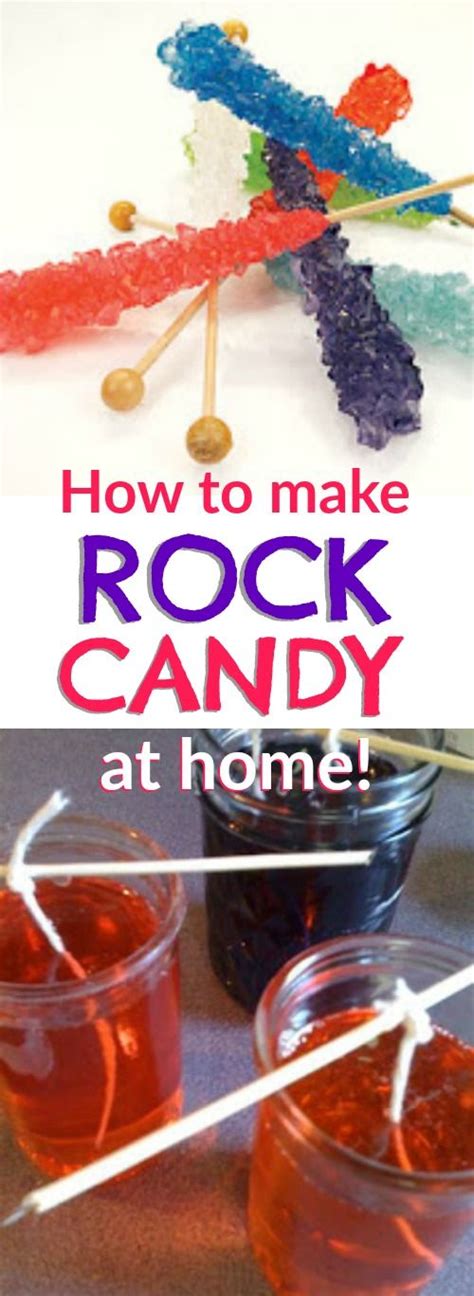 Learn How To Make Your Own Rock Candy At Home This Is Such A Fun