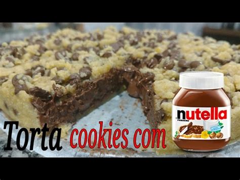 Maybe you would like to learn more about one of these? Torta cookies com Nutella - YouTube
