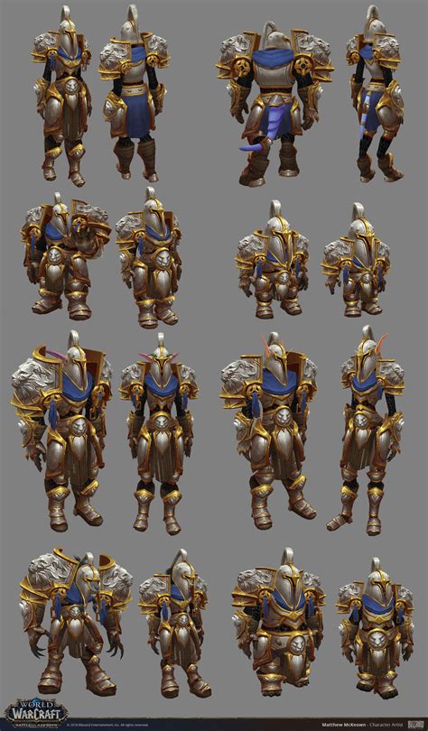 Matthew Mckeown World Of Warcraft Alliance Warfront Armor