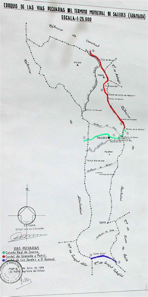 Plano De Las V As Pecuarias De Saleres