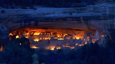 Mesa Verde Lights Cliff Palace The Journal
