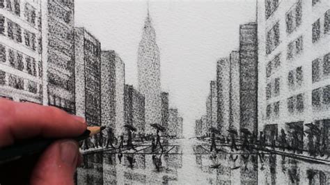 See more ideas about city drawing, drawings, architecture drawing. How to Draw a City: Tonal Pencil Drawing - YouTube