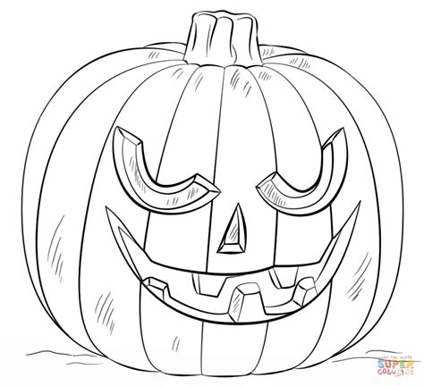 Jack O Lantern Coloring Page Free Printable Coloring Pages