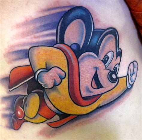 Mighty Mouse By Trent Edwards Tattoonow