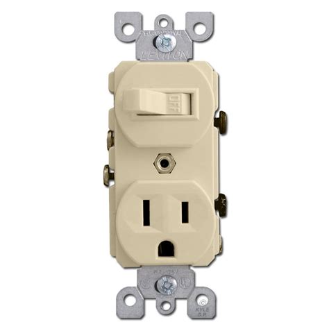 Ivory Combo Duplex Outlet And Toggle Switches Kyle Switch Plates
