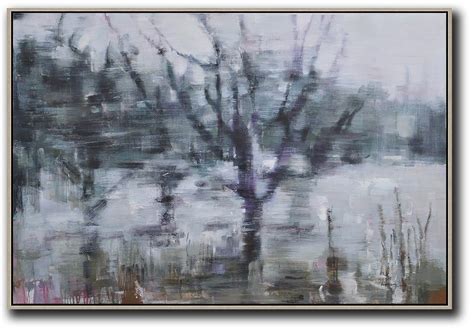 Hand Painted Horizontal Abstract Landscape Oil Painting On Canvas Buy