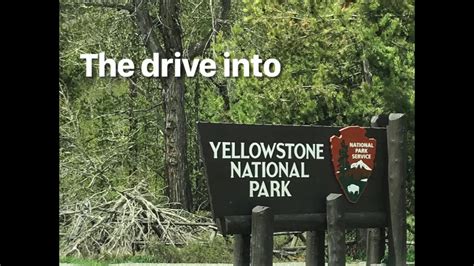 Drive Into Yellowstone National Park Youtube