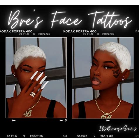 Bres Face Tattoos By X Zam On Patreon Tumblr Sims 4 The Sims 4