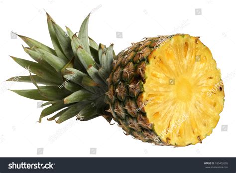 Pineapple Cut Half Stock Photo 180402605 Shutterstock