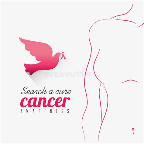 fight against breast cancer campaign stock vector illustration of element female 59800743