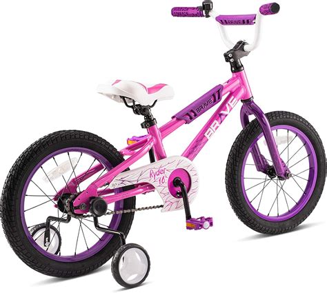 Easy To Ride Brave 16 Freestyle Very Pink Bmx Kids Bike For Girls