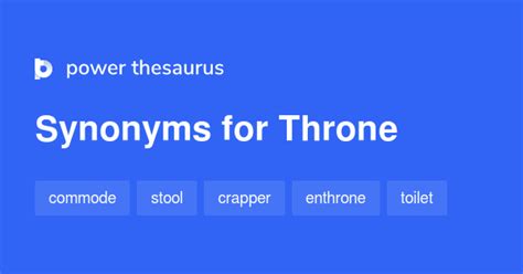 Throne Synonyms 739 Words And Phrases For Throne