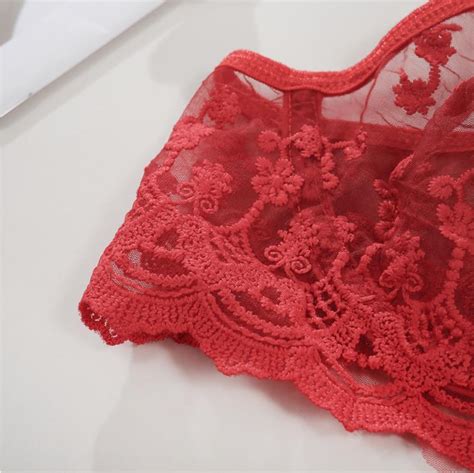 2021 Porno Sexy Lingerie Women Three Dimensional Crocheted Gauze Erotic Sex Bra G String Erotica