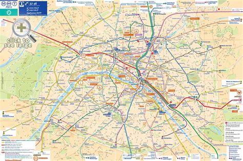 Paris Underground Map With Attractions