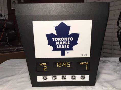 Toronto Maple Leaf Hockey Scoreboard Light Fixture A Toronto Maple