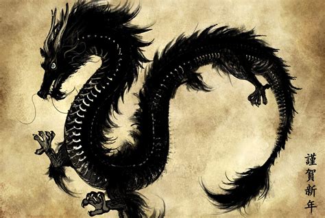 1518 Oriental Dragon Painting Chinese Dragon Art Asian Art Giclee Fine