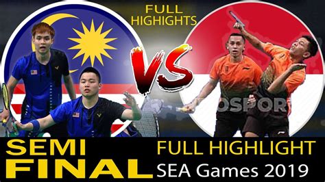 Indonesia vs filipina, pukul 19:45 wib di shah alam stadium, shah alam | sctv. Semi Final badminton Malaysia VS Indonesia Sea Games 2019 ...