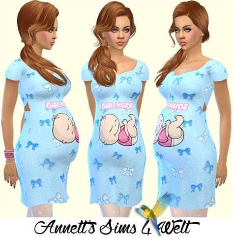 Maternity Dress Sims 4 Female Clothes