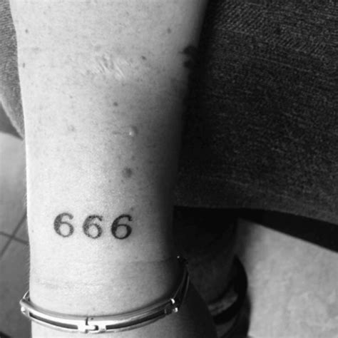 Tattoo Uploaded By Viki Moors The Number Of The Beast Tattoodo
