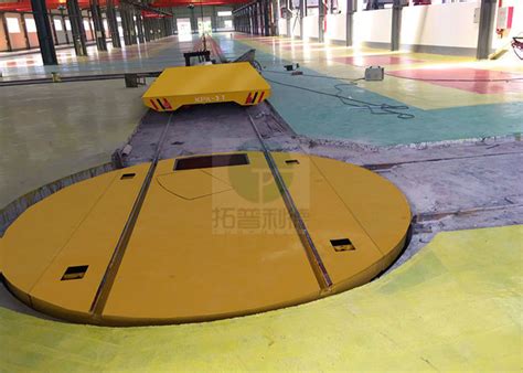 5t Industrial Electric Turntable For Steel Mill Material Handling Car