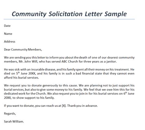 20 Best Solicitation Letter Samples In Ms Word Templates Show