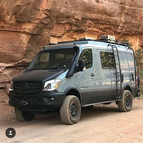 Just hit the road and enjoy. @sprinteradvantures Sportsmobile 4x4 Sprinter mit ...
