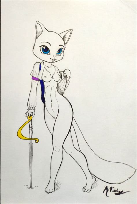rule 34 anthro blue blue eyes breasts clothed clothing domestic cat