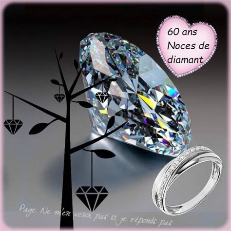 60 Ans De Mariage Noces De Diamant Annee De Mariage Noces