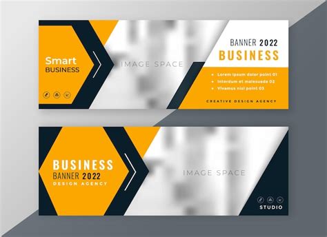 Premium Vector Simple Professional Corporate Business Banners Design