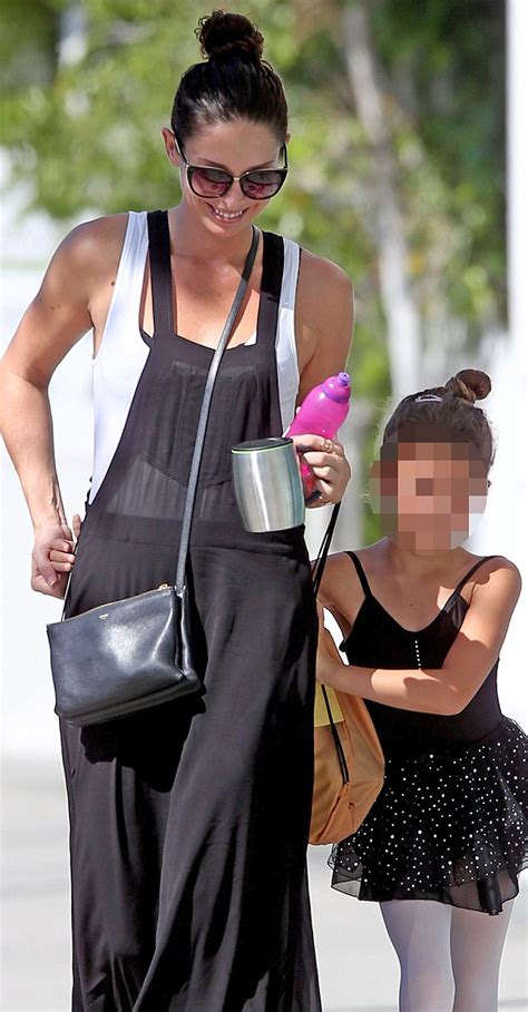 Erica Packer Enjoys Stroll With Babe Indigo Following Her Ballet Class Daily Mail Online
