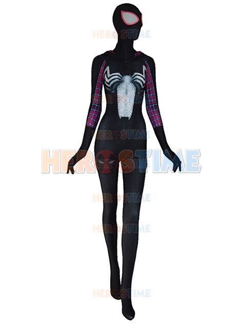 Gwenom Cosplay Costume Woman Venom Symbiote Gwen Spider Suit