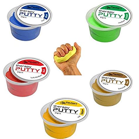 Soft To Extra Firm Complete Set Therapeutic Putty For Kids And