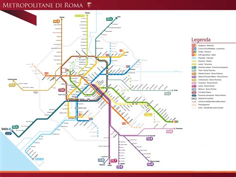 Mapa Del Metro De Roma En Pdf
