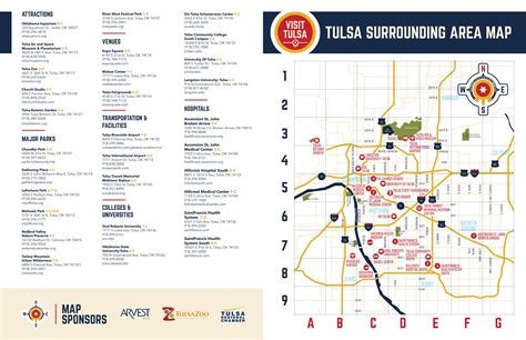 Visit Tulsa Tulsa Map By Tulsaregionaltourism Issuu