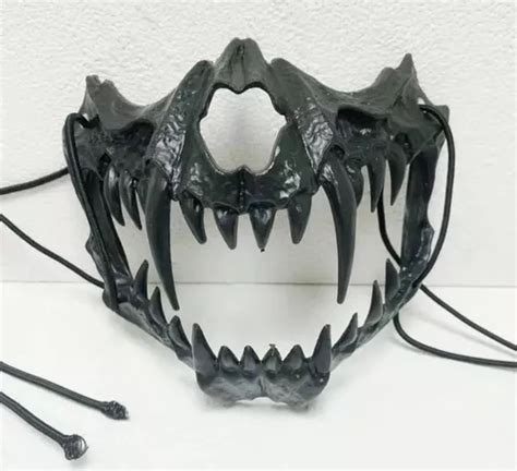 máscara esqueleto osso de meio rosto festa halloween terror parcelamento sem juros