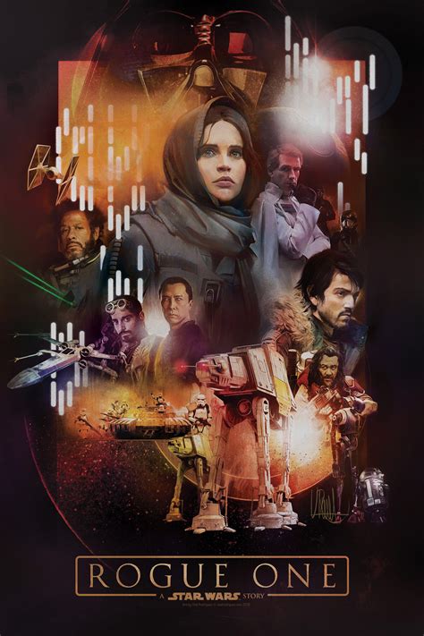 ‘rogue One A Star Wars Story Alternative Movie Poster On Behance
