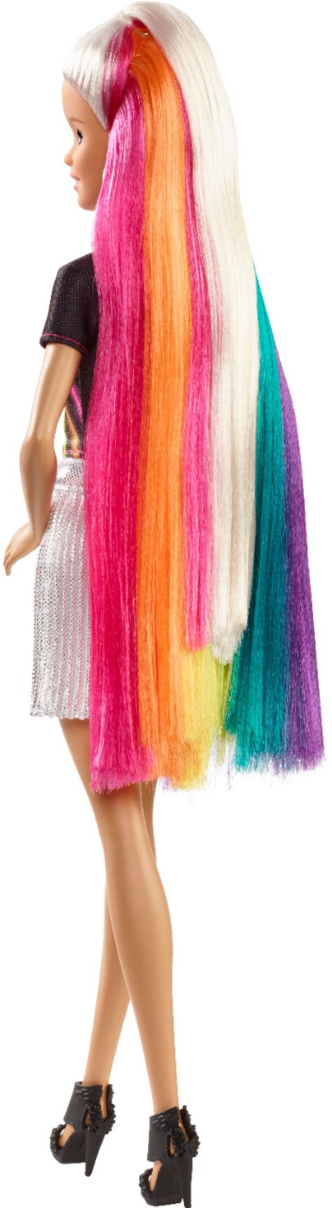 Best Buy Barbie Rainbow Sparkle Hair Doll Fxn95