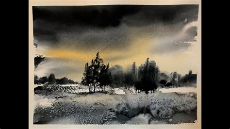 Abstract Watercolor Landscape Youtube