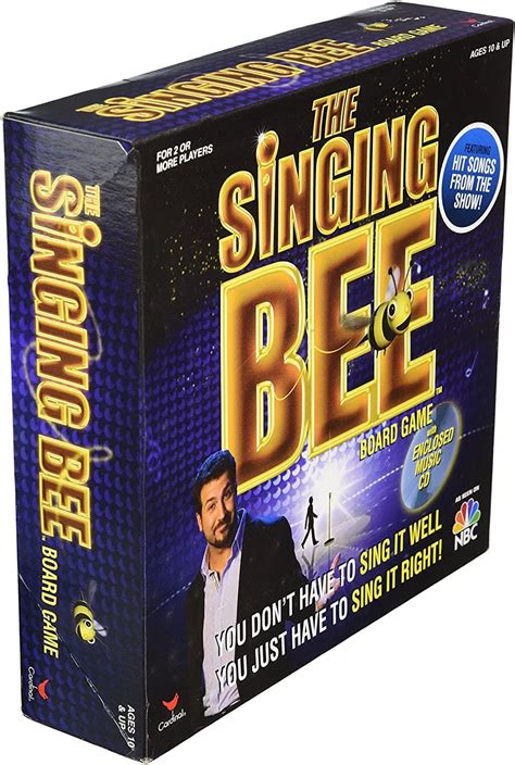 The Singing Bee Board Game With Enclosed Music Cd By