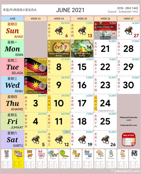 Kalendar Kuda 2021 Malaysia Percuma Free Download Printable Calendar
