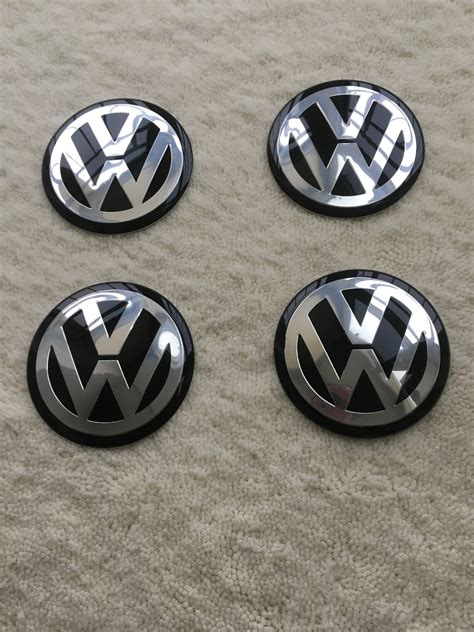 4x Volkswagen Wheel Centre Caps Stickers 65mm Etsy