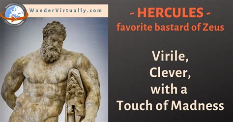The Story Of Hercules An Imperfect Hero Wander Virtually
