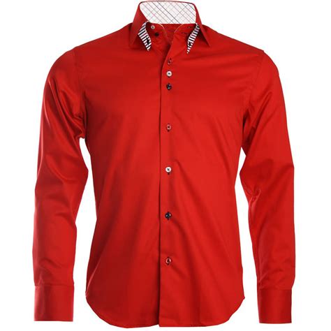 men-s-red-double-collar-italian-style-shirt