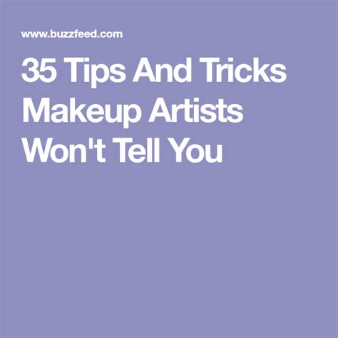 35 Tips And Tricks Makeup Artists Wont Tell You Told You So Smoothing Primer Makeup Artist