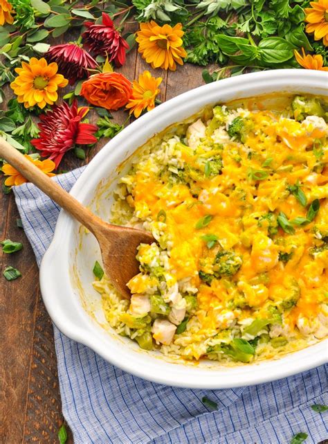 ½ cup sliced almonds, toasted. Dump-and-Bake Chicken Broccoli Rice Casserole | Recipe ...