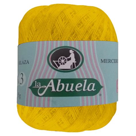 Hilaza La Abuela No.3, marca Omega, CAJA con 8 madejas de 35g con 300m
