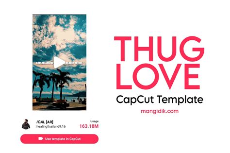 Thug Love Capcut Template