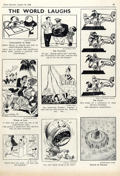 Newspaper Cartoons News Review Compilations